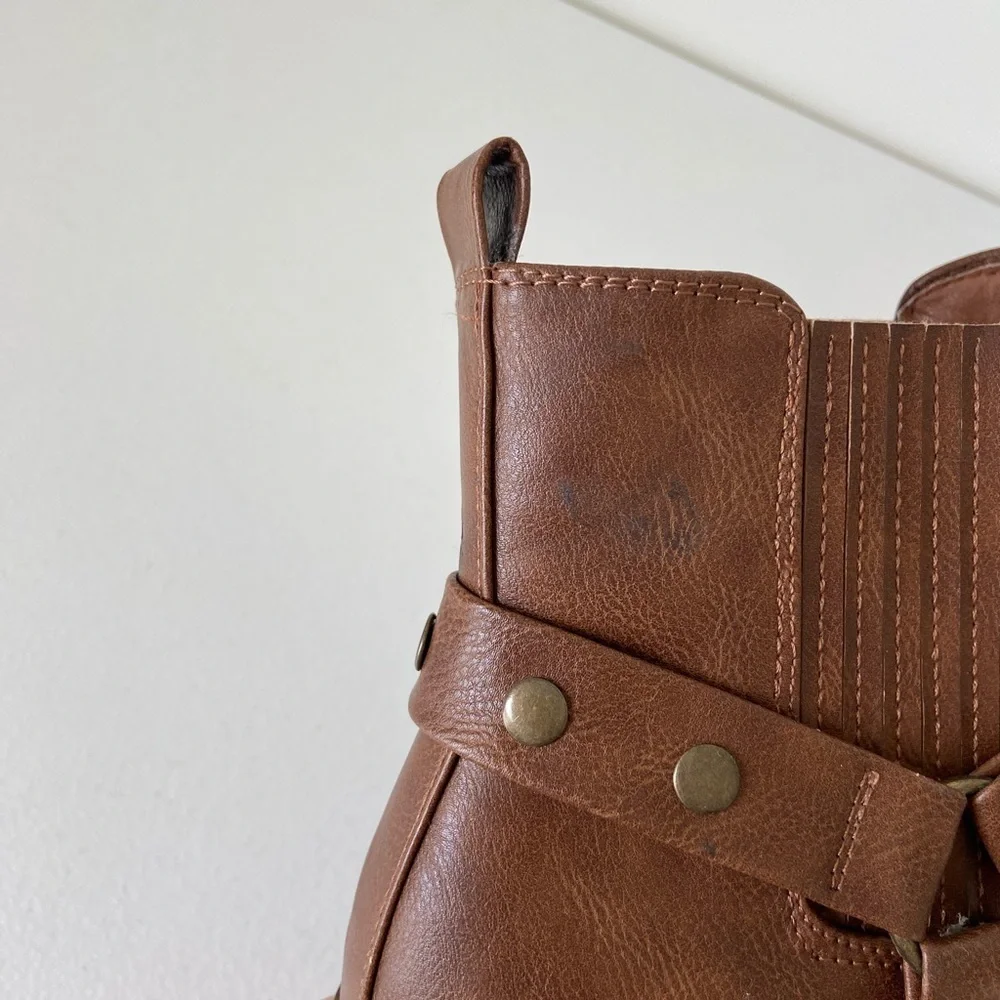 Sonoma women’s whiskey cognac ankle boots —‎ size 8.5